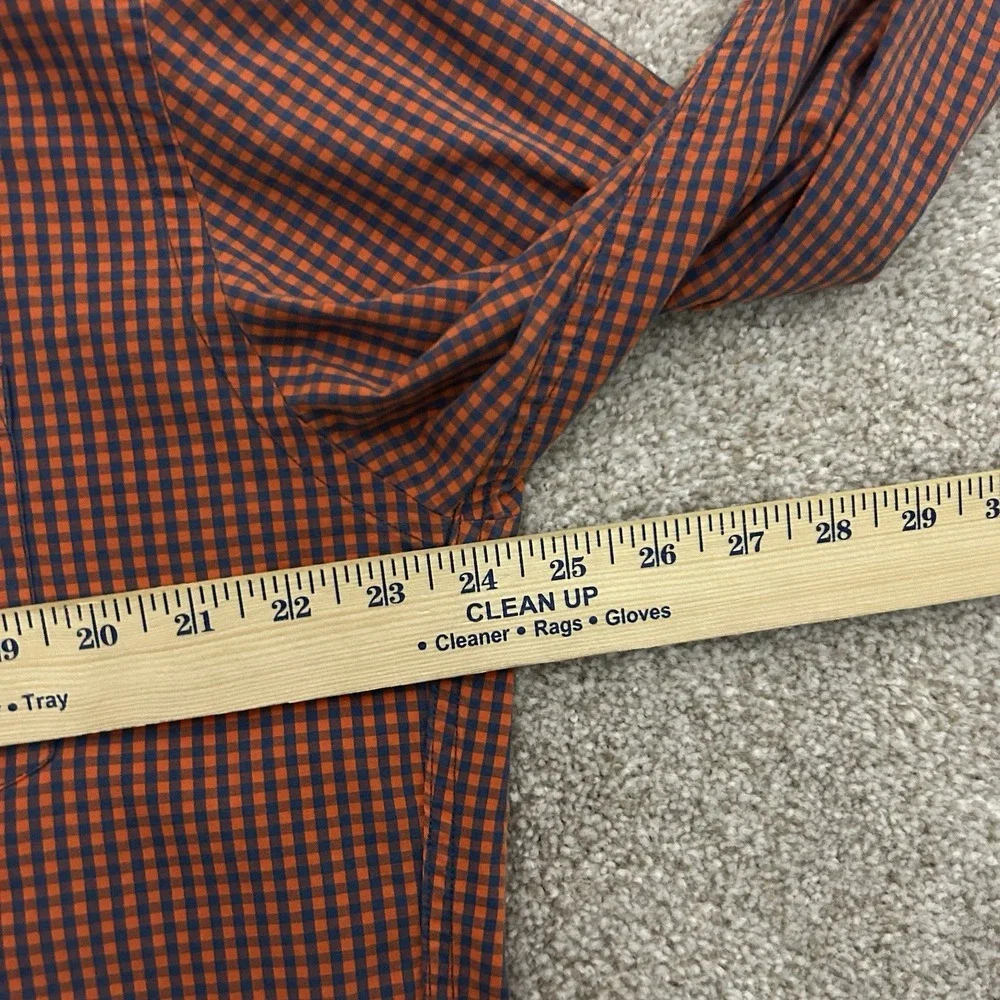 J Crew Adult Men's Size XL Check Long‎ Sleeve Button Front Shirt